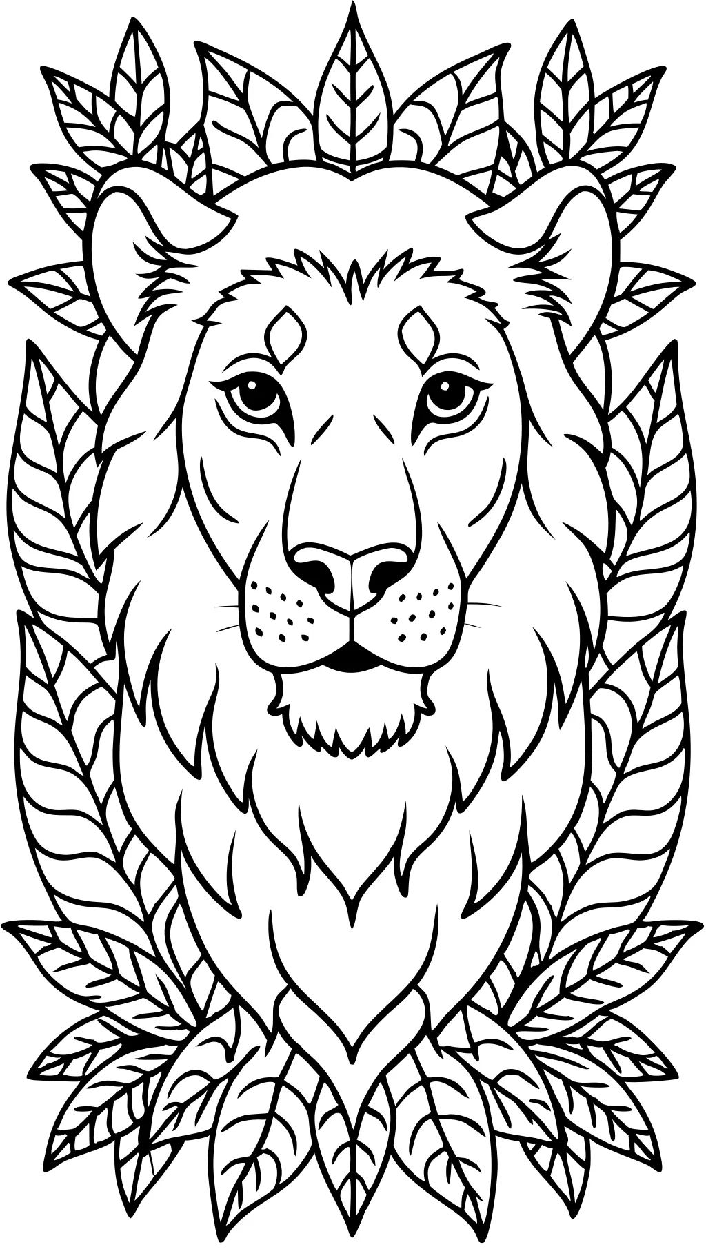 coloriages de lionne